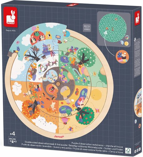 Janod Observatiepuzzel de Ronde Tuin 4+