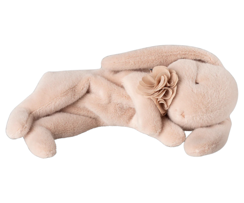 Maileg Plush Sleeping Bunny Small - Powder