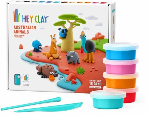Hey Clay Boetseerklei Australian Animals