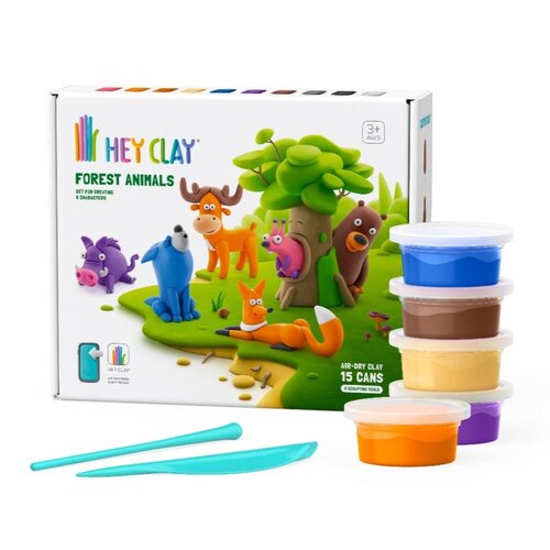 Hey Clay Boetseerklei Forest Animals
