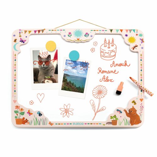 Djeco Planbord / Whiteboard - Katten