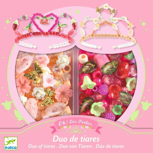 Djeco Duo van tiara's - Roze