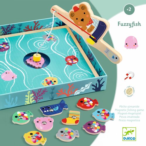 Djeco Magnetisch Visspel Fuzzyfish 2+
