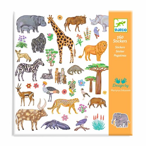 Djeco Stickers Kenya - 160stuks