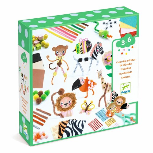 Djeco Knutseldoos Jungle Dieren 3-6 jaar