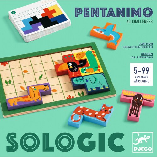 Djeco spel - Sologic Pentanimo 5+