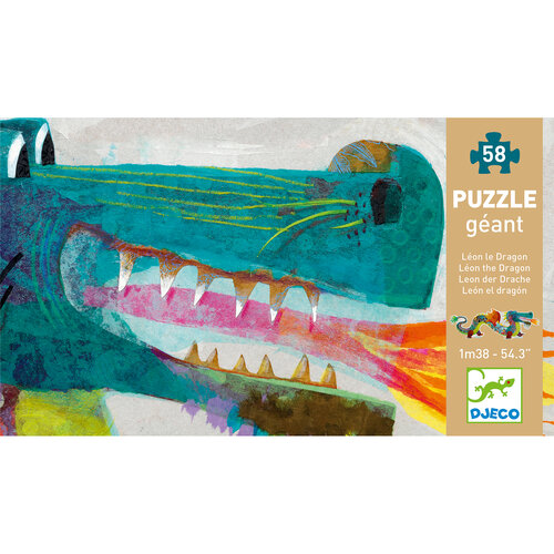 Djeco Vloerpuzzel - Leon de Draak 5+