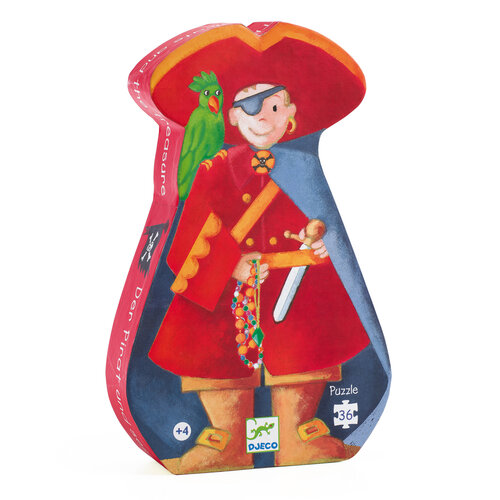 Djeco Puzzel - De Piraat en zijn Schat 4+