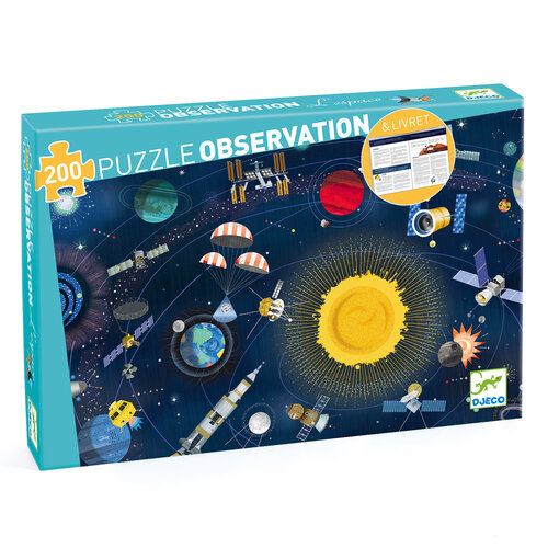 Djeco Observatiepuzzel - Ruimte & Planeten 6+