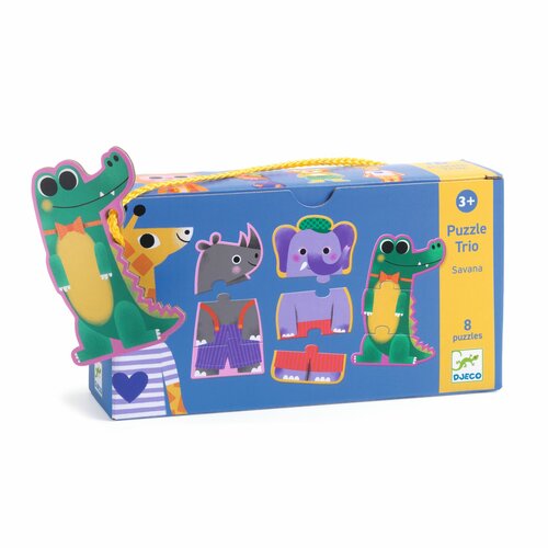 Djeco Trio Puzzel Savana 