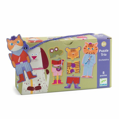 Djeco Trio Puzzel - het Orkest 3+