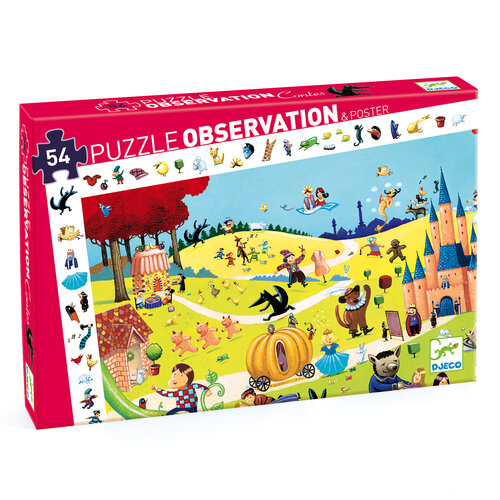 Puzzel Observatiepuzzel - Sprookjes 4+