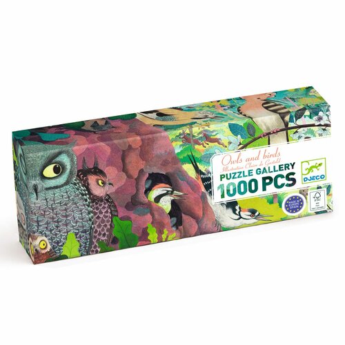 Djeco Gallery Puzzel - Uilen en Vogels 9+