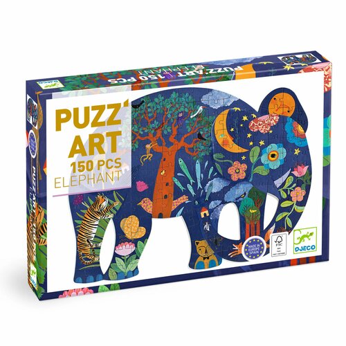 Djeco Puzz'Art Puzzel - Olifant 6+
