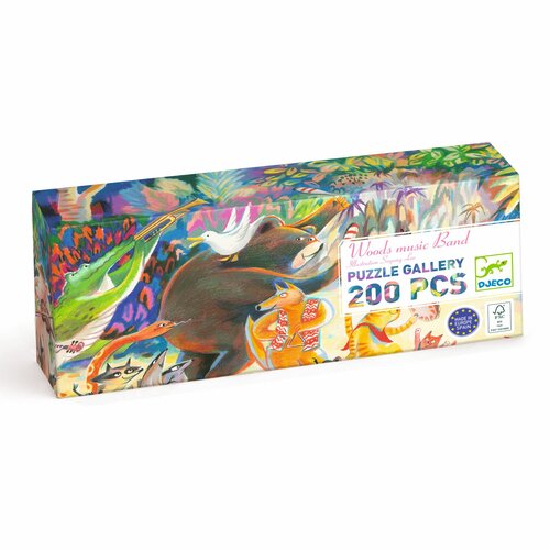 Djeco Gallery Puzzel - Woods Music Band 7+
