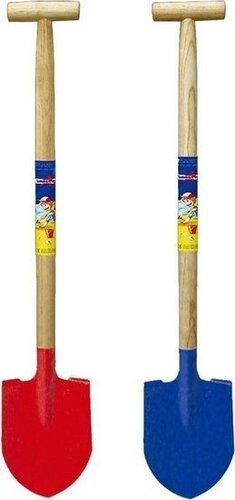 Schep met houten Steel en metalen Blad - 70cm