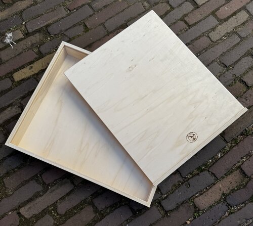 SjW Houten Speelbak met schuifdeksel - Diverse maten!