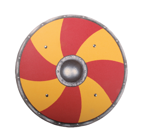 VAH Houten Viking Schild -  Grimwald Rood / Geel