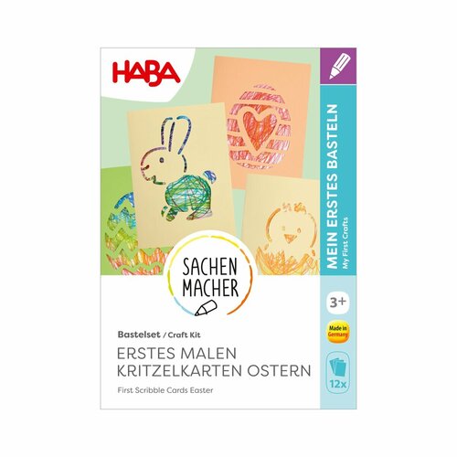 Haba Mijn eerste Knutselset - Kraskaarten Pasen 3+