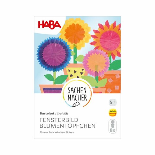 Haba Knutselset - Transparant Bloempot 5+