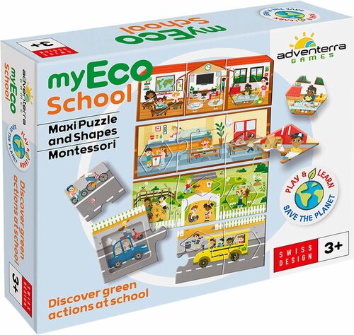 My Eco School - Legpuzzel Bouw je eigen school 3+