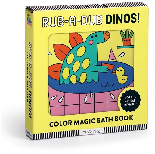Mudpuppy Badboekje - Rub-a-Dub Dinos! 0+