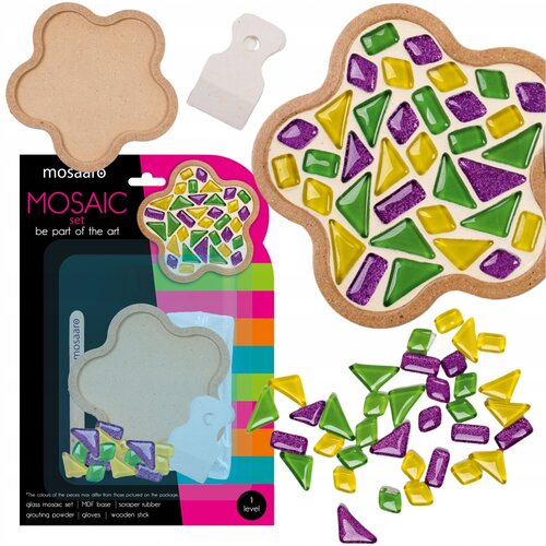 Mosaaro Mozaiek set Glas Mozaiek Bloem
