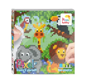 Pixelhobby Set Dierenrijk - Jungle