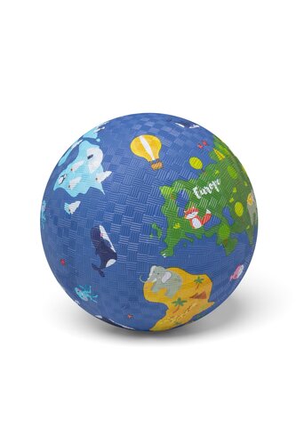 Little L Rubber Bal Wereld 18cm