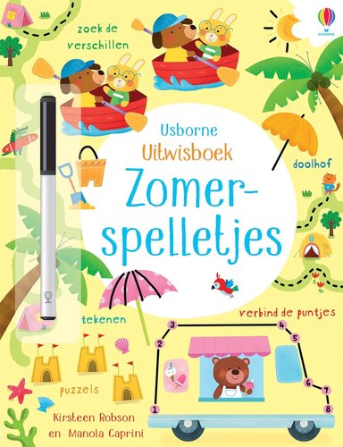 Uitwisboek - Vakantiespelletjes 3+ 