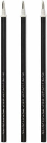 Legami Refills/ Navulling Uitwisbare/ Erasable Gelpen - Zwart