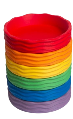 Grennn Botanic label waves - Regenboogbakjes - Basic