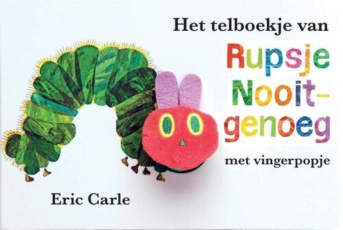 Gottmer Vingerpopboekje - Het Telboekje van Rupsje Nooitgenoeg 2+