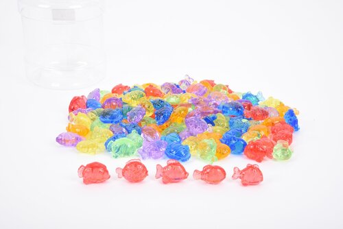 TickiT Doorschijnende kleuren Vissen 120-delig