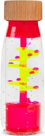 Petit Boum Sensorische Move Bottle - Spiral Pink
