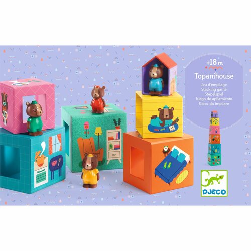 Djeco Stapelblokken - Topani House 1+