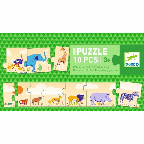 Djeco Puzzel -  Van klein naar Groot 3+