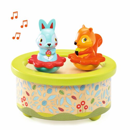 Djeco Houten Muziekdoosje 'Friends Melody' 