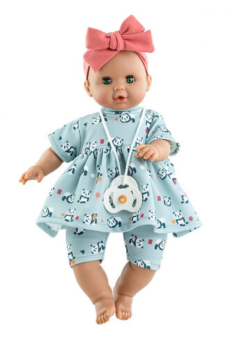 Paola Reina Sonia Panda - Blauw 36cm