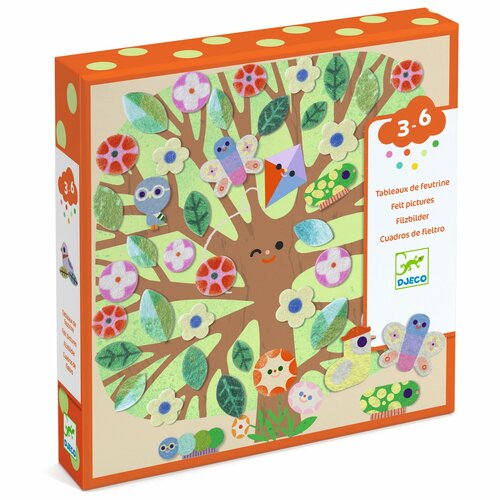 Djeco - Knutselset  Vilt Collages - Seizoenen 3-6 jaar