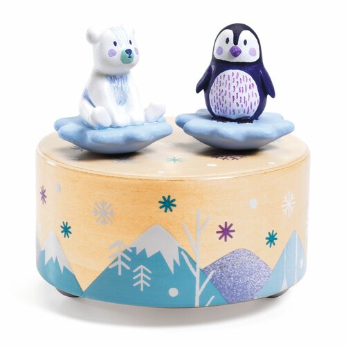 Djeco Houten Muziekdoosje 'Ice Park Melody' 