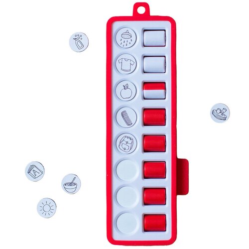 Gezinnig Checkpad Rood