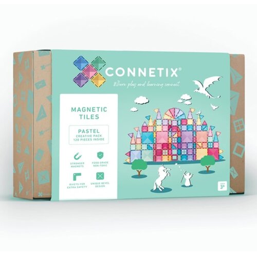 Connetix Pastel Creative Pack - 120 pc