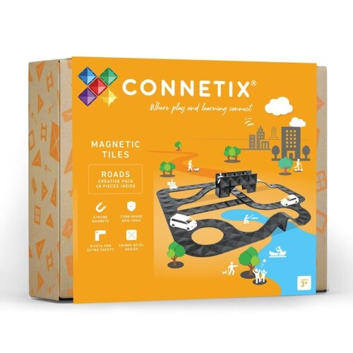 Connetix Roads Pack - 48 pc
