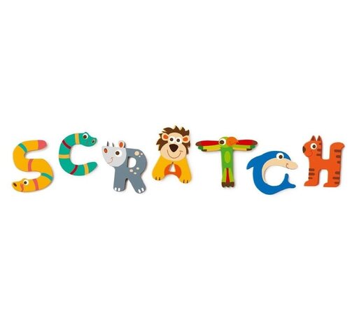 Scratch Houten Letters / Deurletters - maak hieronder je keuze: