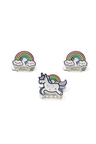 Great Pretenders mini Haarklemmetjes - Unicorn Rainbow Great Pretenders mini Haarklemmetjes - Unicorn Rainbow