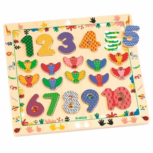 Djeco Puzzel Cijfers 1-10