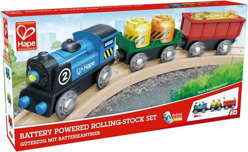 Hape-Goederentrein op batterij