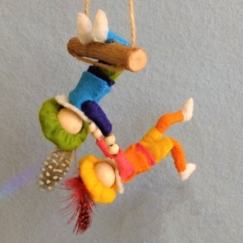 Atelier Pippilotta - Twee Acrobaten Pietjes