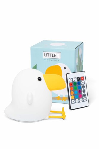 Little L – Siliconen Nachtlamp Oscar Toucan